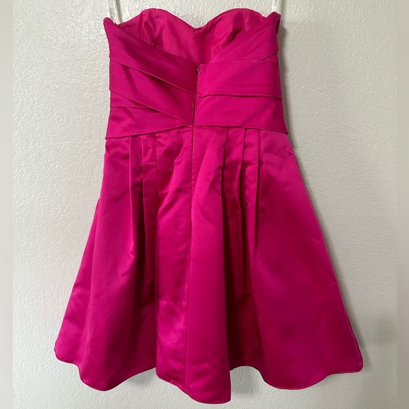 Strapless Satin Dress - Picture 3 of 5